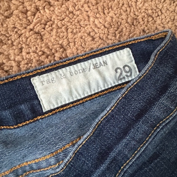 Rag & Bone Skinny Mid-Low Rise Jeans - Picture 4 of 6